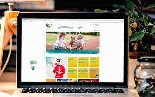 Internetauftritt Bayrisches Jugendrotkreuz von elfgenpick Werbeagentur in Augsburg