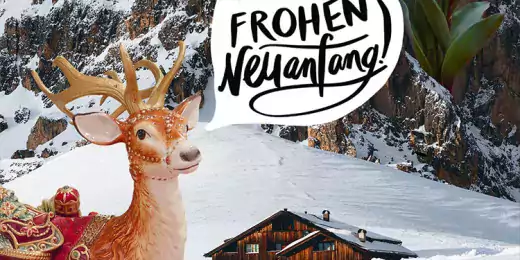 Die Kreativagentur elfgenpick aus Augsburg wünscht einen frohen Neuanfang elfgenpick Weichnachtsgruß