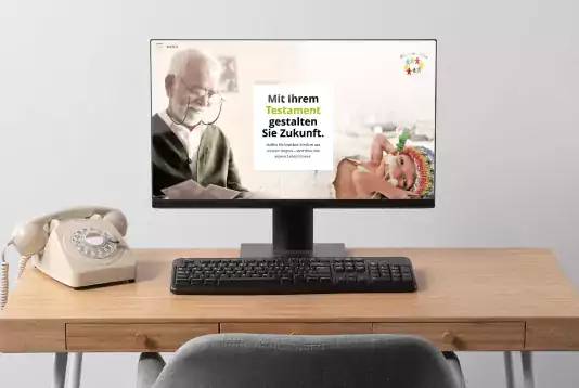 Landingpage Bunter Kreis Nachlass – Mit dem Testament Zukunft gestalten