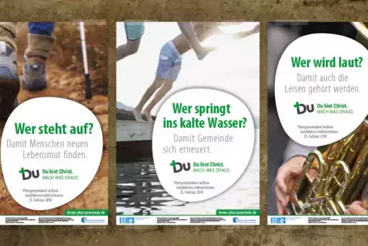 Christliche Aktion Flyer - Laut machen für die Leisen - Kirchen und Gemeindestäkrung