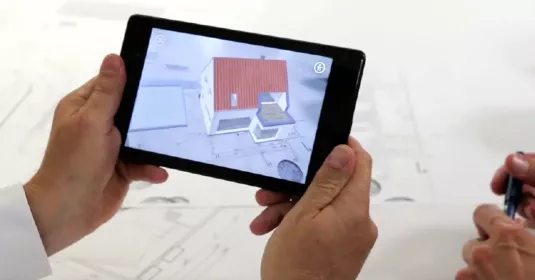 Augmented Reality Architektur Bauen und vorher sehen auf einer App Anwendung - Jetzt anfragen und Häuser in AR anzeigen lassen bevor, während dessen und/oder nachdem sie gemaut wurden!