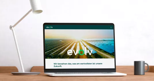 evolv Internetauftritt mit Wordpress