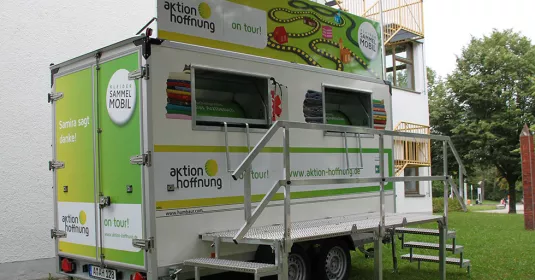 Aktion Hoffnung Sammelmobil