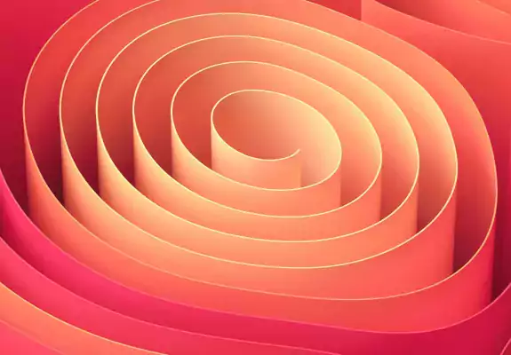 Farbige spiralen