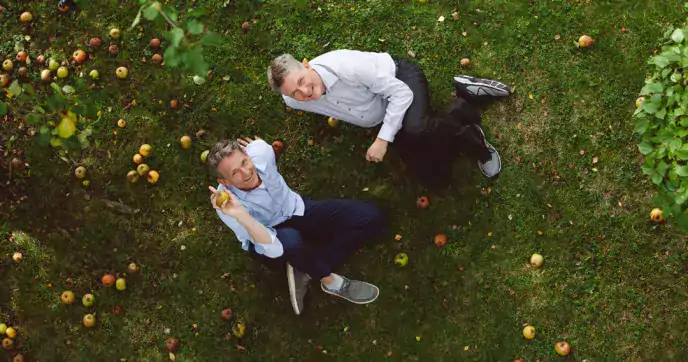 Die geschäftsführenden Gesellschafter von elfgenpick: Ludger Elfgen (links) und Heinrich Pick (rechts)