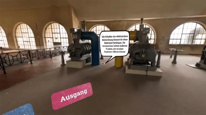 VR Anwendung für das Alte Gaswerk in Augsburg