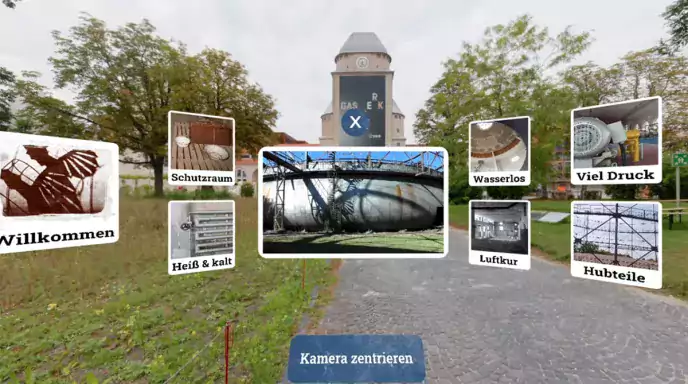 VR Anwendung für das Alte Gaswerk in Augsburg